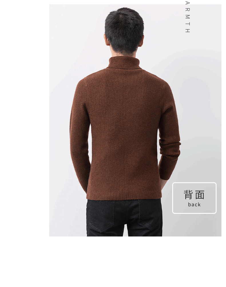 Quần áo thu đông 2018 mới Áo len nam Yalu áo len nam áo len nam áo khoác cao cổ áo khoác thời trang công sở nam