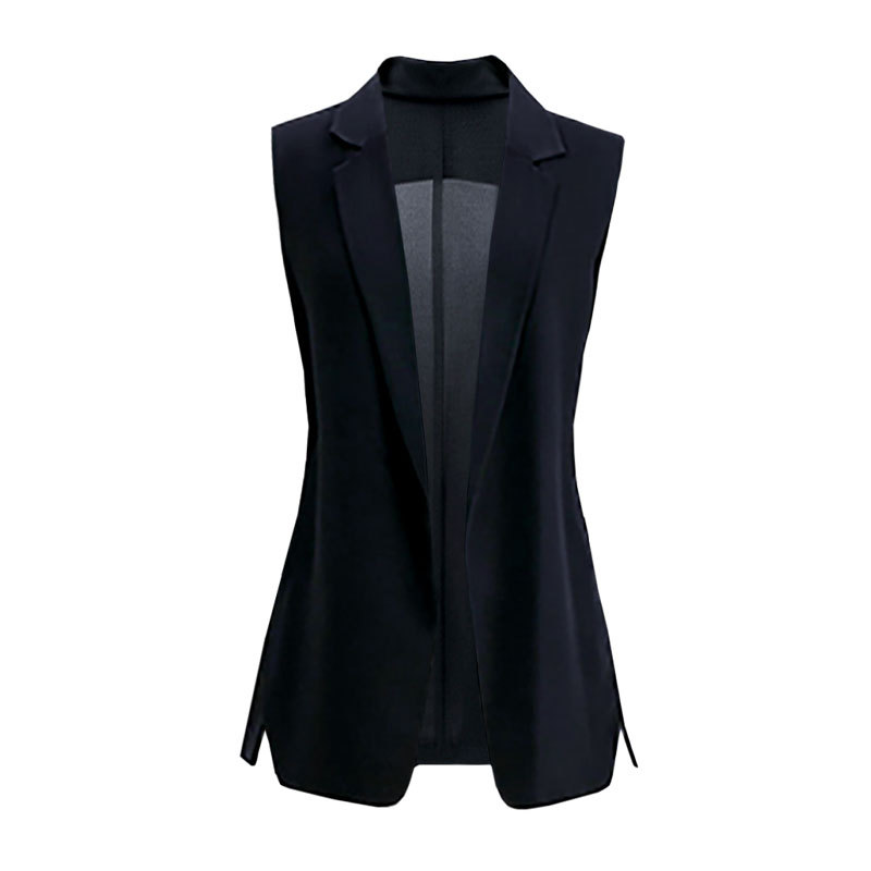 5789 High-End Light Luxury 2026 New Chiffon Vest for Women, Summer Sleeveless Waist-Cinching Slit Blazer Cardigan Vest Shawl 5789 High-End Light Luxury 2026 New Chiffon Vest for Women, Summer Sleeveless Waist-Cinching Slit Blazer Cardigan Vest Shawl