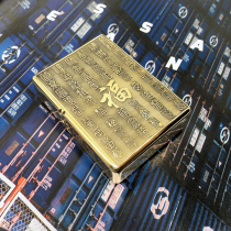 Zorro Heavy Armor Brass Thickened Kerosene Lighter 210 gr 912S Custom engraving on three sides embossed with hundreds of foto