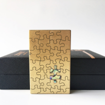 Zorro lighter ZORRO536 coal machine shaped pure copper ultra-thin retro all-in-one machine Classic double hinge gift