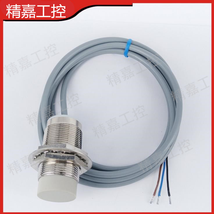 接近开关M30电压24v，直径30mm埋入平头凸头安装电感式接近开关