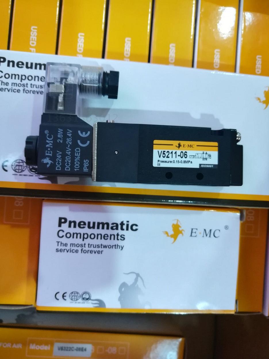 100 million Taino EMC pneumatic solenoid valve two-two-position five-way V5211-06 4V110-06 electric control reversing gas valve