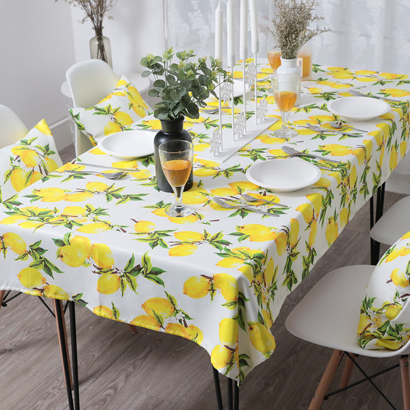 Customized dormitory web celebrity tablecloth household ironing free washing living room table mat tea table cloth Nordic INS style tablecloth