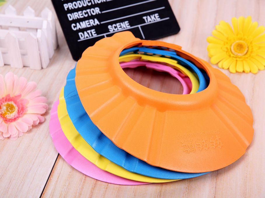 Baby Shampoo Cap Baby Waterproof Ear Bath Cap Adjustable Shampoo Cap Increased Bath Cap Toddler Bathroom Cap