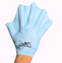 Sanya childrens swimming silicone webbed adult waterproof speed-up webbed teenagers men and women paddling diving gloves