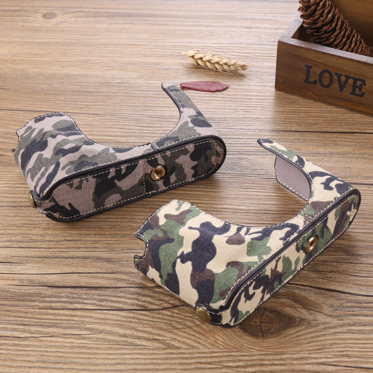 Leica Qtyp116 Camera Bag D-LUX7Leica Canvas Half Sleeve Leka Q2 Camouflated Base Free to replace battery