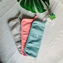 Water-absorbent umbrella storage bag with handle portable three-umbrella rain cover universal folding umbrella waterproof velvet-lined storage bag