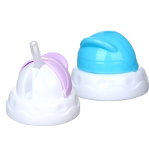 Wide-caliber bottle water Cup cap accessories water cup head straw stainless steel insulated bottle straw (with small potatoes)