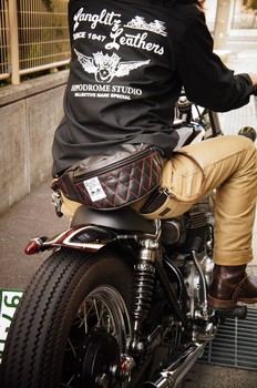 Leather Goods Pattern Men's Bag Harley Motorcycle Bag Waist Bag Chest Bag Men's Pattern Khaki Chest Bag DIY