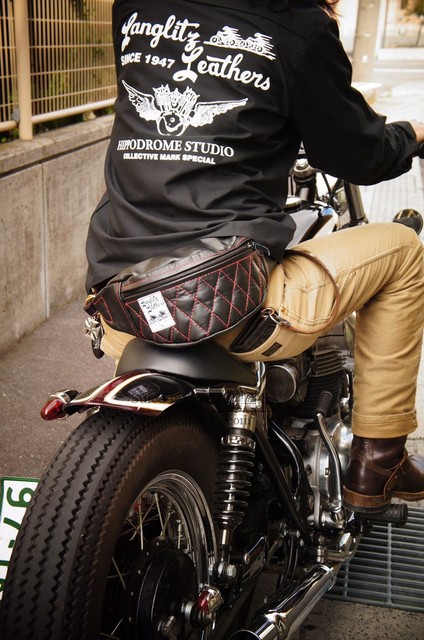 Leather Goods Pattern Men's Bag Harley Motorcycle Bag Waist Bag Chest Bag Men's Pattern Khaki Chest Bag DIY