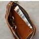 Short Genuine Leather Handmade Patterned Key Bag Pattern, Japanese Coin and Card Holder Men's Wallet Pattern