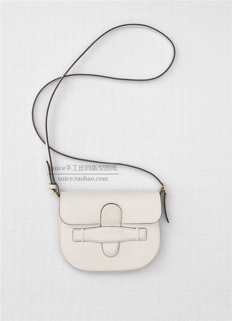 Handmade Leather Goods Patterns, Saddle Bag Small Bag Waist Bag Patterns, Single Shoulder Small Bag Women's Leather Pattern Templates