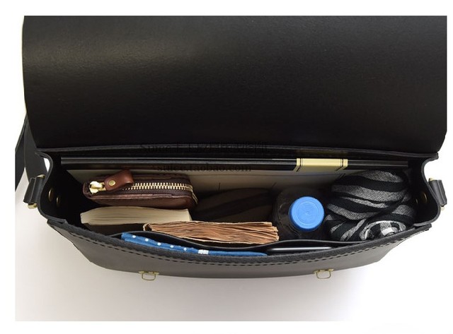 Men's and Women's Cross-Body Large Leather Pattern Business Trip Briefcase Drawings Handmade DIY Leather Goods Making Drawings 61