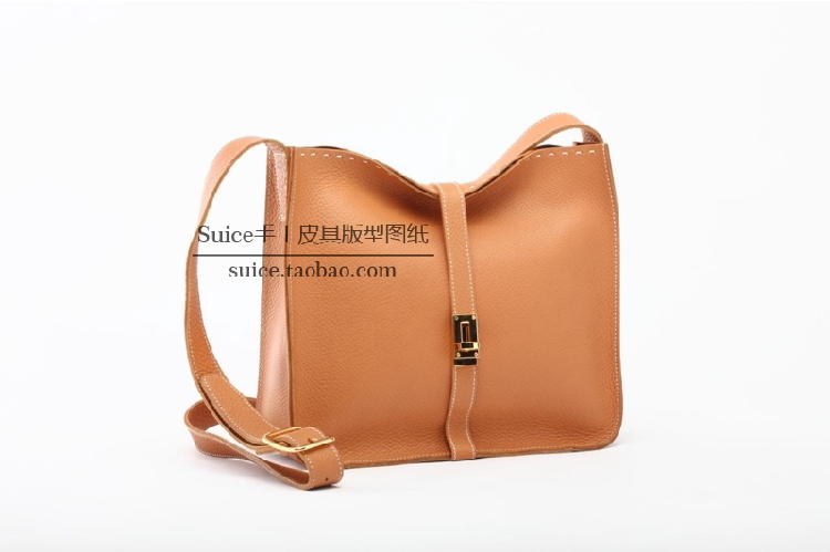 Euroversion small square bag version saddle woman bag woman inclined satchel leather bag paper sample 4 00 decapitated DIY drawing 18