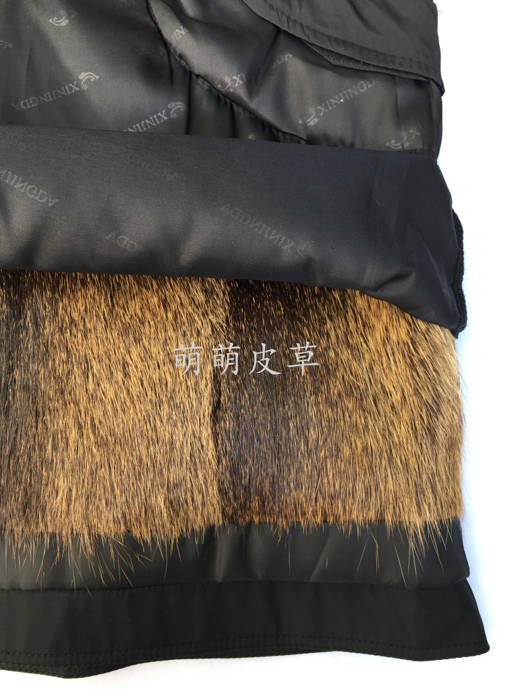 Qinggen lót tóc một vest nam mùa đông trung niên ấm áp vest da áo ghi lê nam