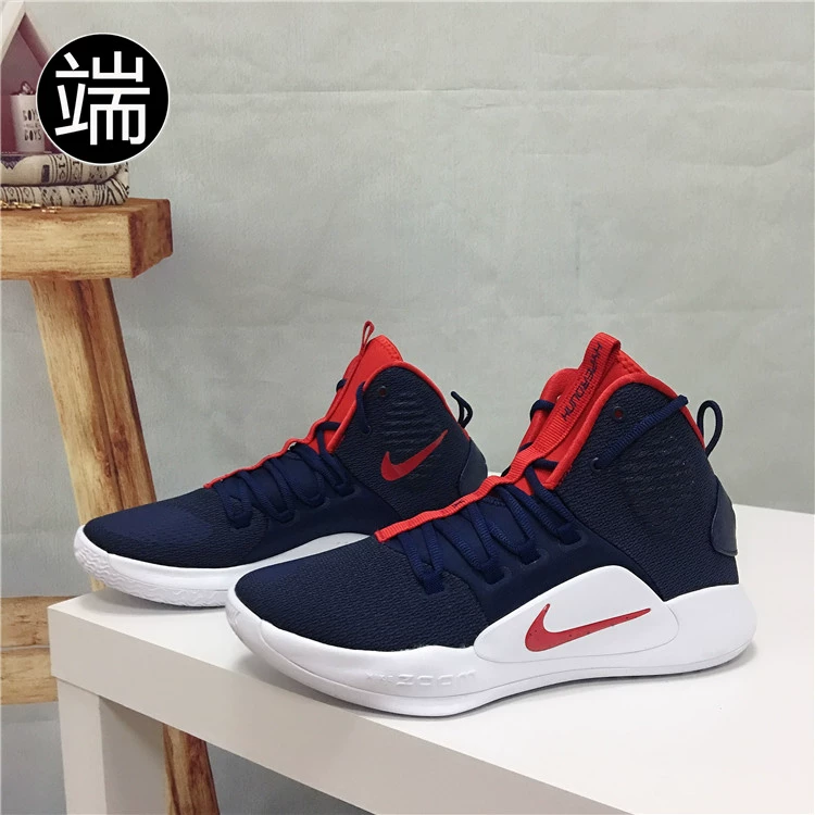 NIKE HYPERDUNK X HD2018 Giày bóng rổ Nike outfield chống mài mòn AO7890-600-400 - Giày bóng rổ