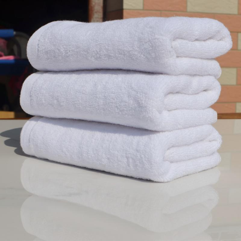 White Towels Made of Pure Cotton, Direct Sales from the Manufacturer, Suitable for Bathrooms, Gyms, Leisure Clubs, Hot Spring Hotels, Guesthouses, and Bath Centers