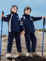 Childrens class uniforms junior high school primary school students school uniforms three-piece jackets down liner kindergarten garden clothes autumn and winter