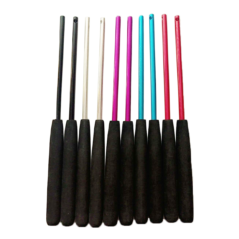 Ruichi aluminum alloy jitter rod Double wheel hollow bamboo special pole Length of about 33 cm with jitter line