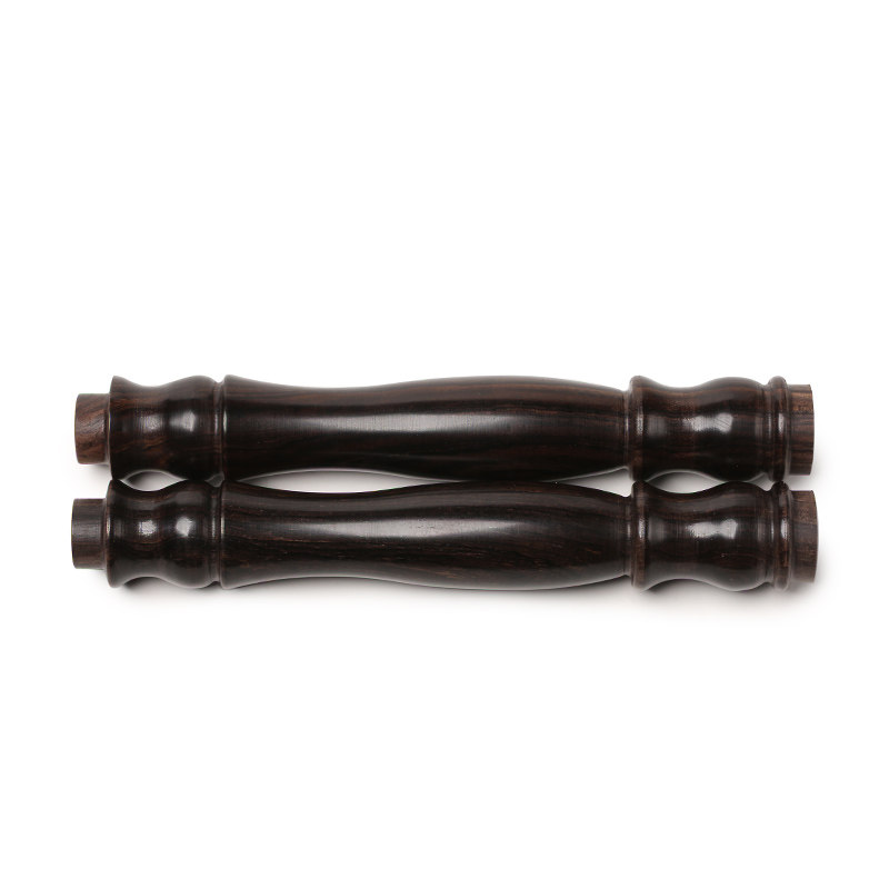 Purple sandalwood ebony ebony large vase small vase bamboo knot empty bamboo pole handle accessory fits 6 mm pole body