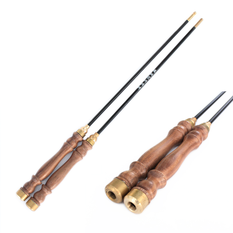Ruichi brand black walnut empty bamboo shake rod carbon rod double pole
