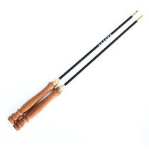 Rich Meranti carbon log pole single-head diabolo shaking pole accessories 3 cm copper support a 10-meter cord 45cm long