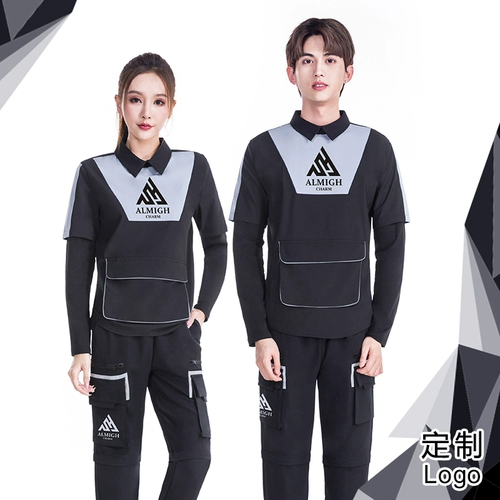 Бар ktv Услуга обслуживания ночной официант платье платье в форме осень и зимние персонализированные кейтеринговые парикмахерские, настройка рабочей одежды.