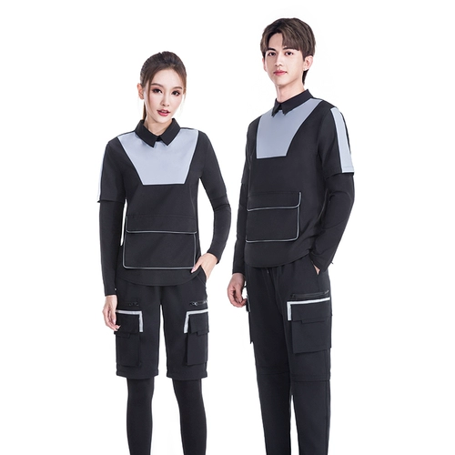 Бар ktv Услуга обслуживания ночной официант платье платье в форме осень и зимние персонализированные кейтеринговые парикмахерские, настройка рабочей одежды.