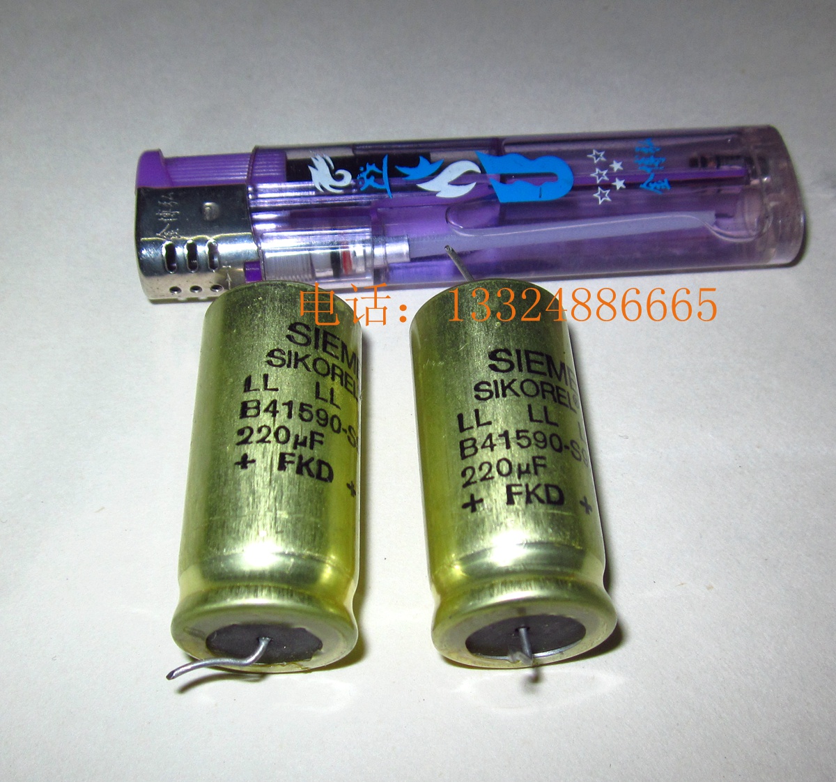 Original German SIEMENS Siemens 100v220uf capacitor for vacuum tube cathode capacitor