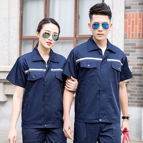 Летний светоотражающий тонкий износостойкий комбинезон, короткий рукав