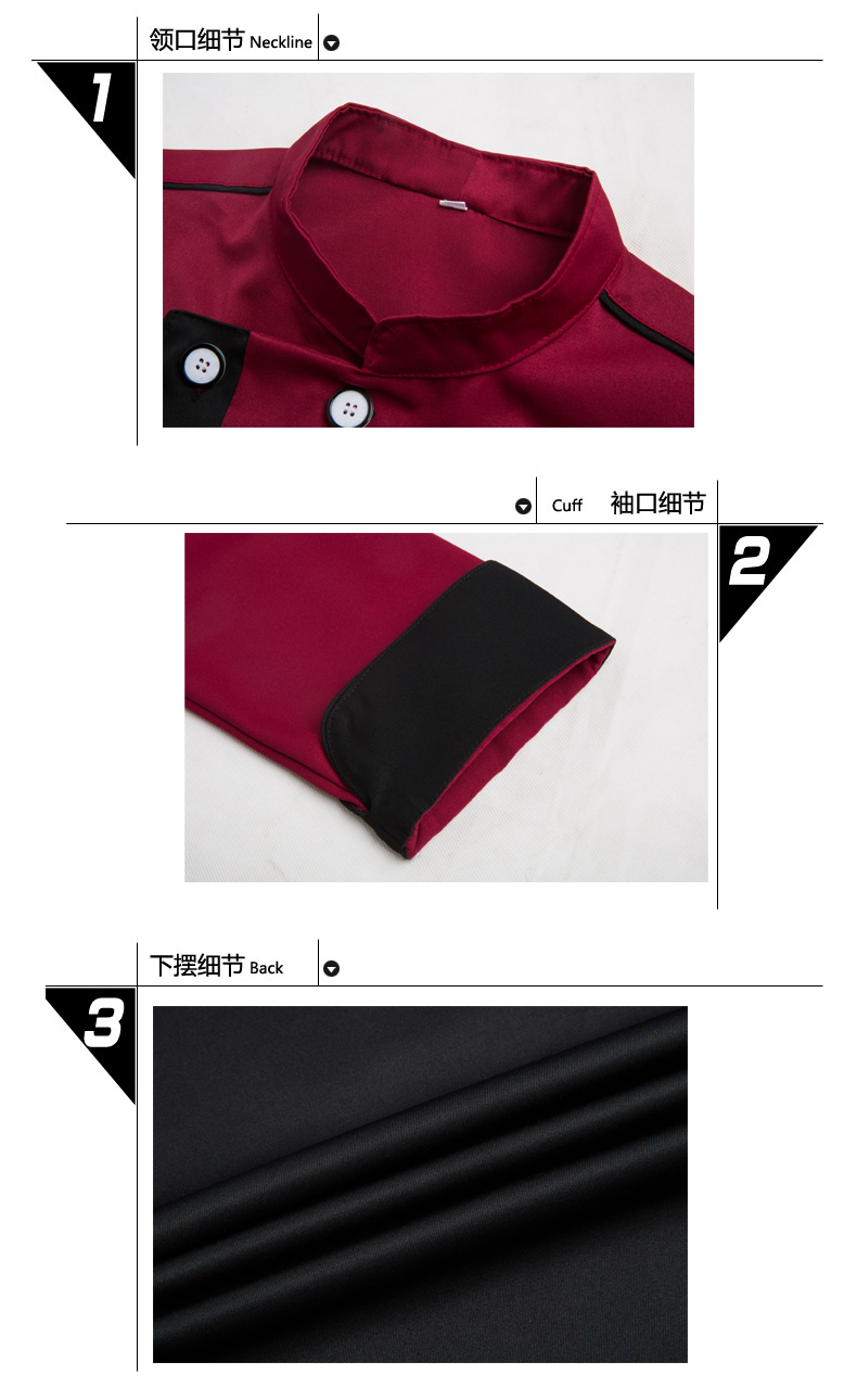 Uniforme de cuisinier en polyester - Ref 1910879 Image 18