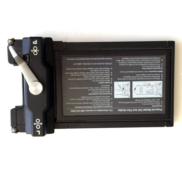 (polaroid) Pauli comes to 545 once imaging 4x5 backs