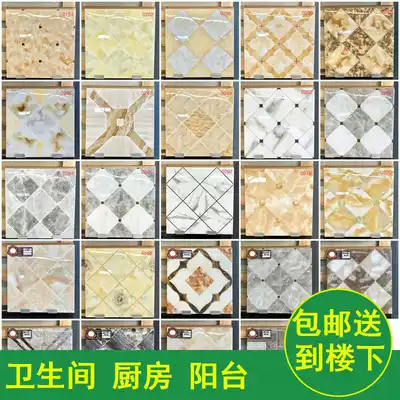 Bright pastoral Mediterranean inkjet antique brick 300X300 Kitchen balcony toilet floor climbing wall tile tile