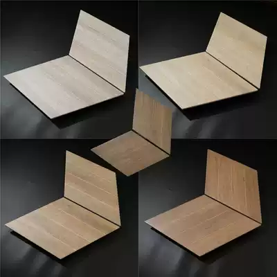 Fishbone wood grain brick oblique paving room floor tiles Nordic living room imitation AB version of solid wood tiles non-slip toilet Foshan brick