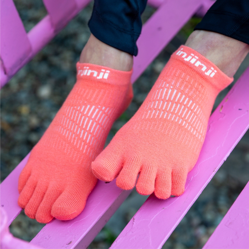 Injinji Five-Toe Socks, Women's Short Thin Marathon Running Socks, Comfortable, Breathable, Wear-Resistant, Prevent Blisters Injinji Five-Toe Socks, Women's Short Thin Marathon Running Socks, Comfortable, Breathable, Wear-Resistant, Prevent Blisters