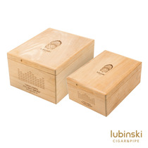 LUBINSKI cigar aging box 50 pieces cedar wood logs paint-free humidifier eggplant cabinet