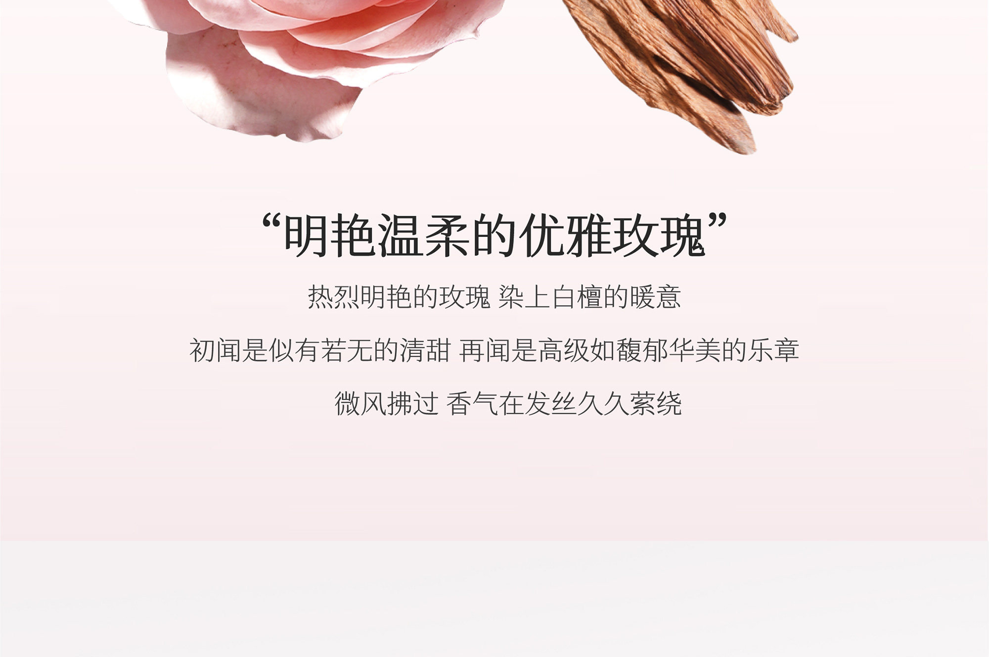 【中国直邮】 半亩花田 玫瑰护发精油 卷发柔顺滑干枯毛躁修护持久留香 50ml