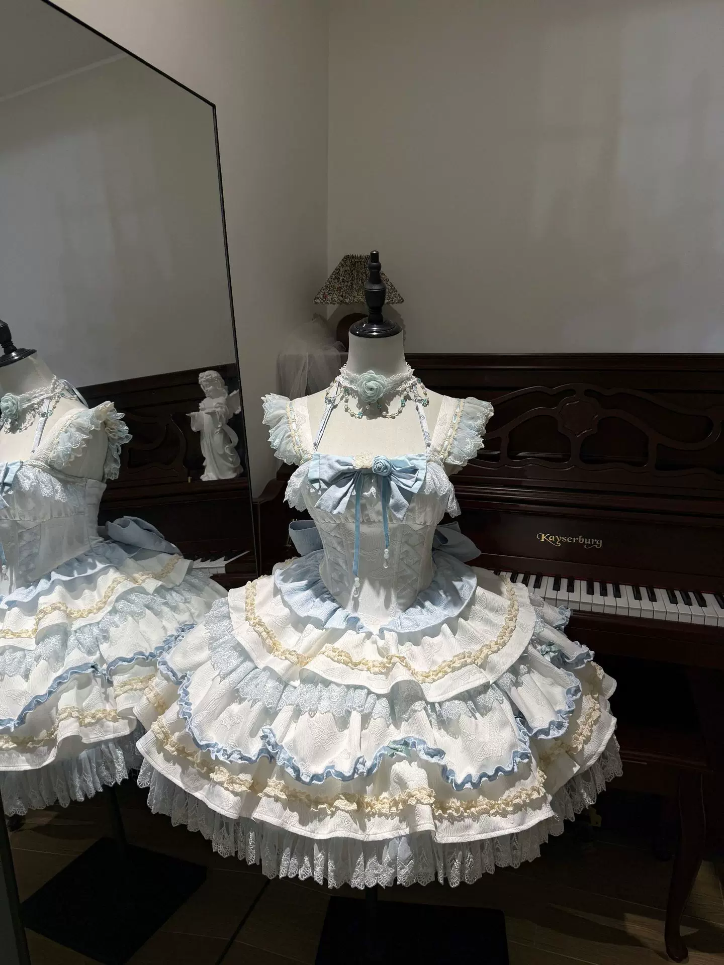 Настоящий маленький костюм принцессы, юбка, стиль Lolita, Lolita Jsk