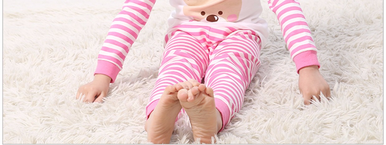 Bộ đồ lót bé trai cotton Nam Cực Đồ lót trẻ em Cô gái áo len cotton trẻ em mùa thu quần áo trẻ em đồ bộ cho bé trai