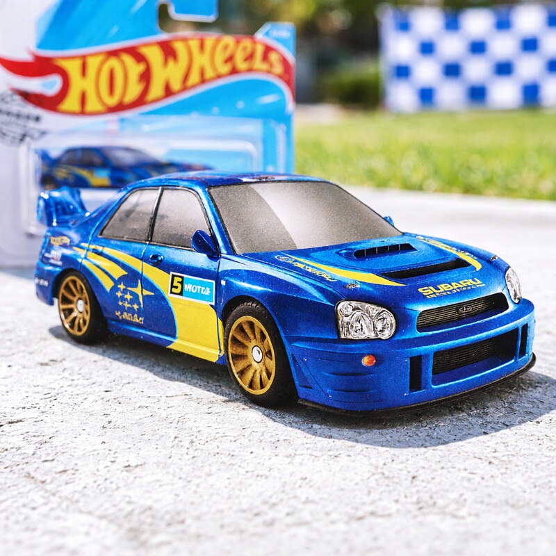 【Jdm Series】Hot Wheels Alloy Car Model Subaru Simulation Racing Car Classic Japanese Car Collectible Model