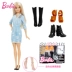 Barbie với đồ trang sức quần áo đặt túi cao gót vòng cổ phụ kiện thời trang cô gái ăn mặc