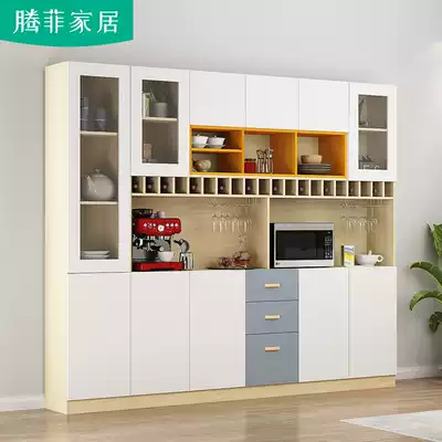 Customized dining cabinet wine cabinet integrated modern simple cabinet storage cabinet living room wall tea kitchen bowl cabinet home