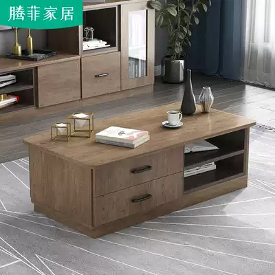 Custom living room coffee table table Simple modern TV cabinet coffee table combination multi-function small apartment tea Taipei European tea machine