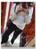 Deficit Clear Discount 285g Australian fine-spun wool display slim legs straight through 90% hem micro-broadlegged pants