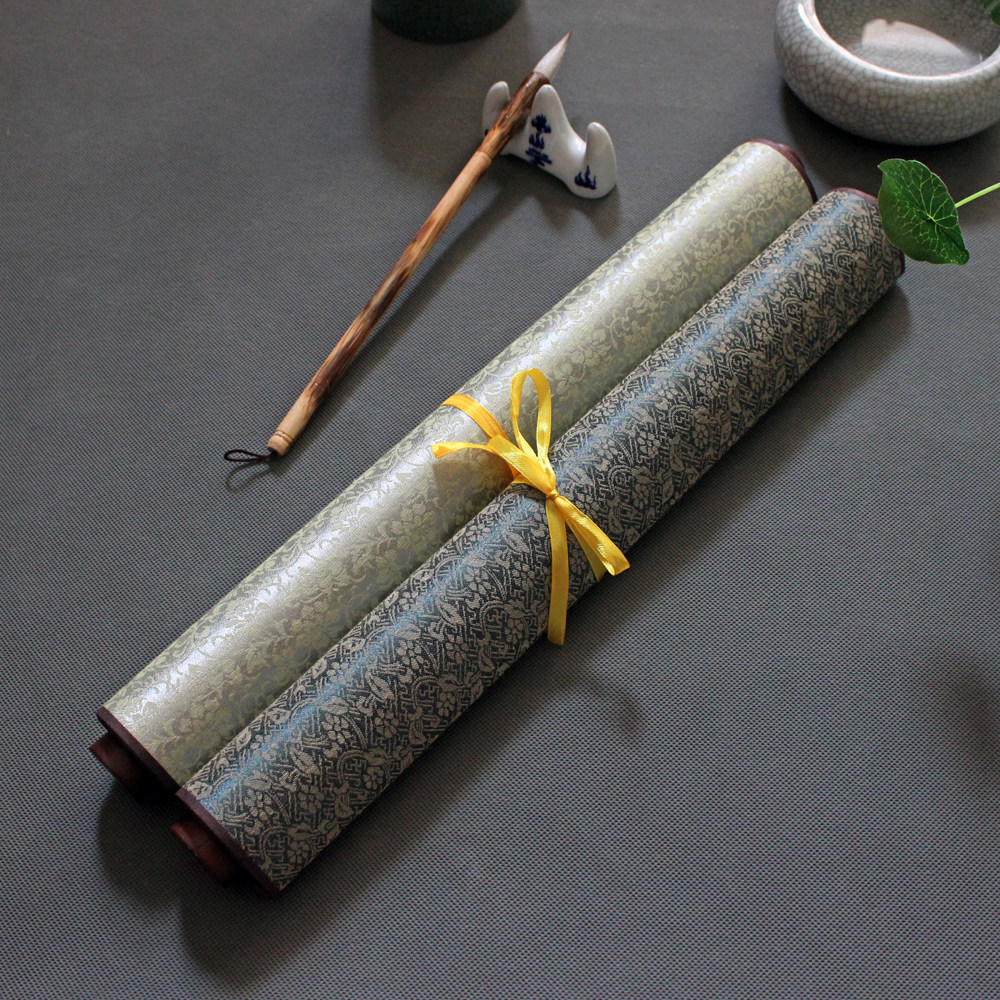 Yo-yo upscale brocade mig scroll water to write a brush calligraphy exercise imitation paper Wenfang Supplies