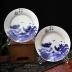 Jingdezhen gốm sứ xanh và trắng bộ đồ ăn 28/56 bát, đĩa và bát đĩa sứ xương Trung Quốc quê hương Giang Nam - Đồ ăn tối
