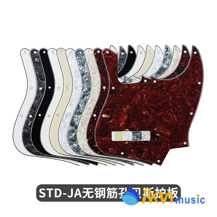 FLEOR JazzBass 4 strings electric bass without reinforcement hole protective plate panel front cover plate American with screw