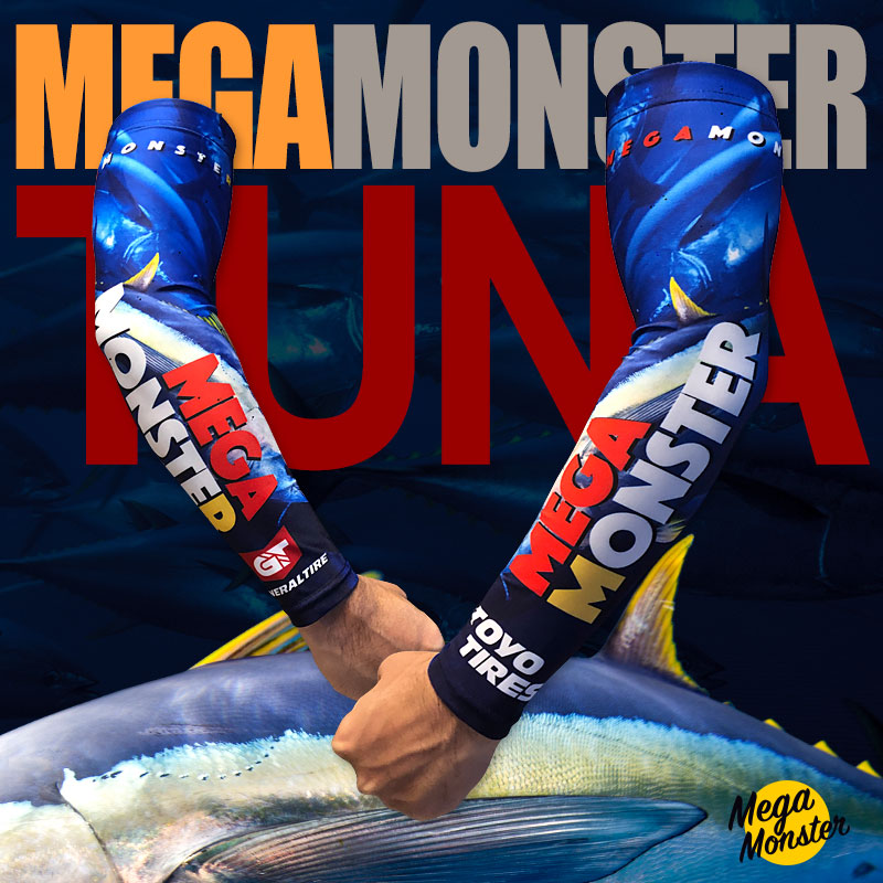 MEGAMONSTER new tuna face sleeves scarf sunscreen scarf sleeves Luya sea fishing