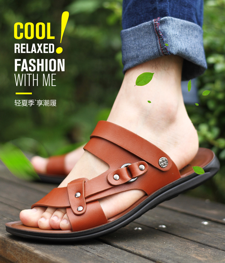 Giày sandal nam đế xuồng mới 2017 chống trượt shop giày nam đẹp