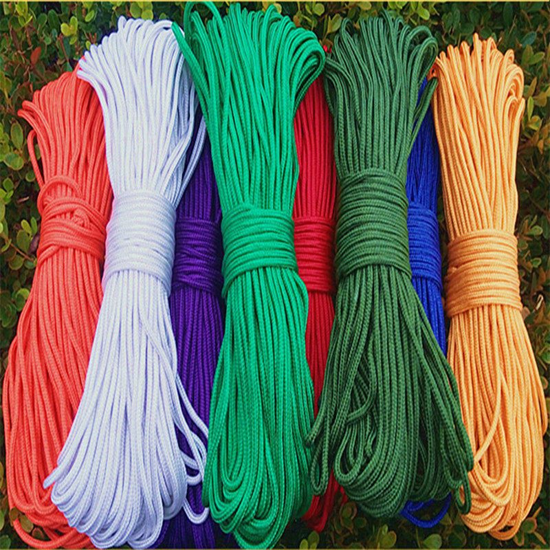 Braided rope nylon rope tent rope nylon polypropylene polyester fiber rope clothesline binding rope aerial work rope 2-24mm
